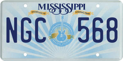 MS license plate NGC568