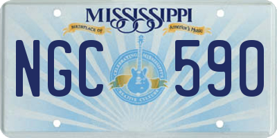 MS license plate NGC590