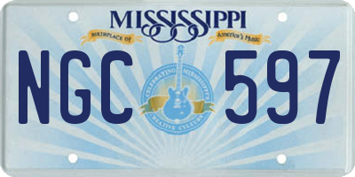 MS license plate NGC597