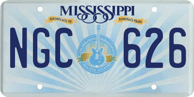 MS license plate NGC626