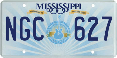 MS license plate NGC627