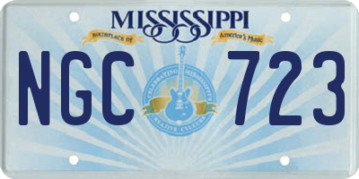 MS license plate NGC723