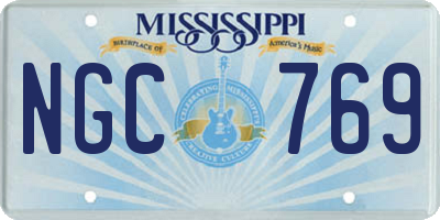 MS license plate NGC769