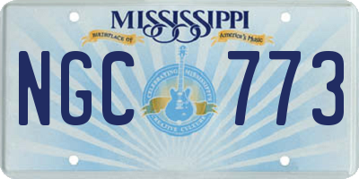 MS license plate NGC773