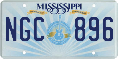 MS license plate NGC896