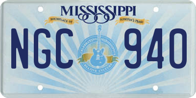 MS license plate NGC940