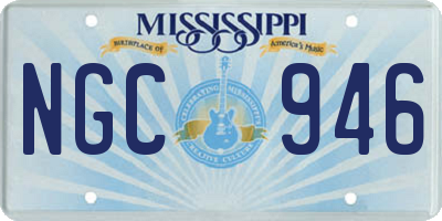 MS license plate NGC946