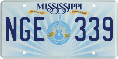 MS license plate NGE339