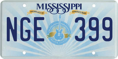 MS license plate NGE399