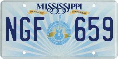 MS license plate NGF659