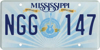 MS license plate NGG147