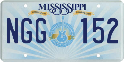 MS license plate NGG152