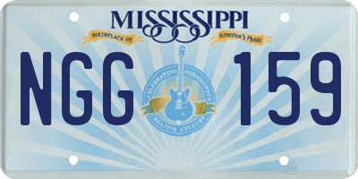 MS license plate NGG159
