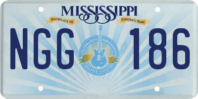 MS license plate NGG186