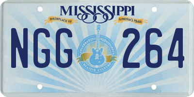 MS license plate NGG264