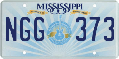 MS license plate NGG373