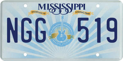MS license plate NGG519