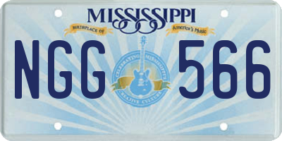 MS license plate NGG566