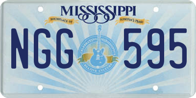 MS license plate NGG595