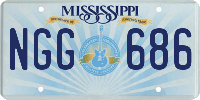 MS license plate NGG686