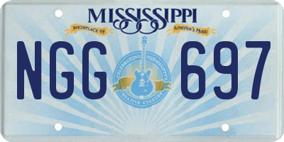 MS license plate NGG697