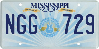MS license plate NGG729
