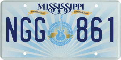 MS license plate NGG861