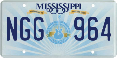 MS license plate NGG964