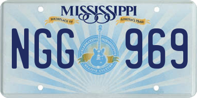 MS license plate NGG969