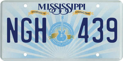 MS license plate NGH439