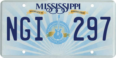 MS license plate NGI297