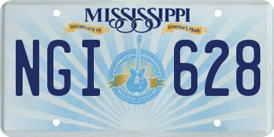 MS license plate NGI628