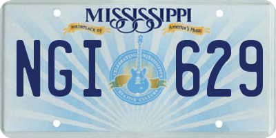 MS license plate NGI629
