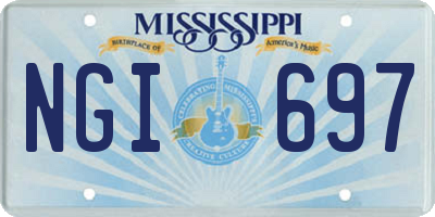 MS license plate NGI697