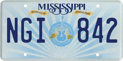 MS license plate NGI842