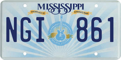 MS license plate NGI861