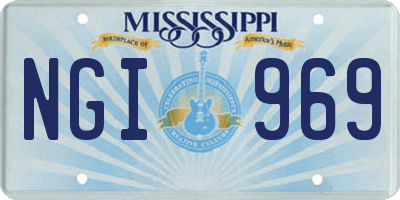 MS license plate NGI969