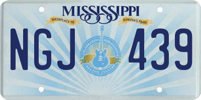MS license plate NGJ439