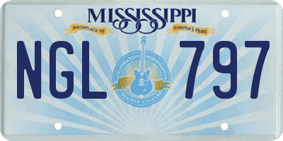 MS license plate NGL797