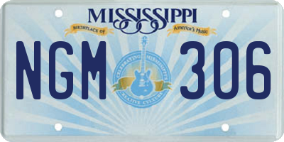 MS license plate NGM306