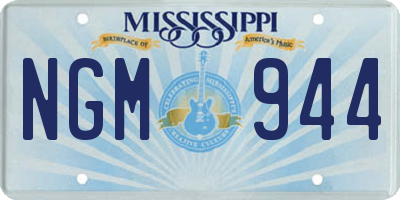 MS license plate NGM944