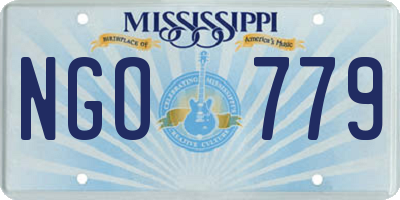 MS license plate NGO779
