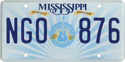 MS license plate NGO876