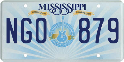 MS license plate NGO879