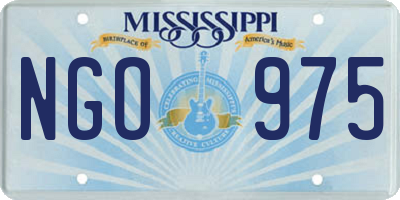 MS license plate NGO975