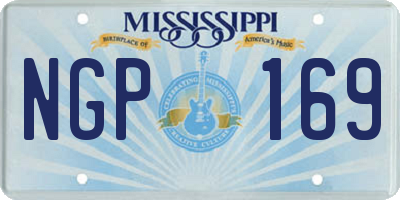 MS license plate NGP169