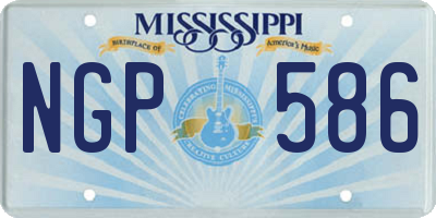 MS license plate NGP586