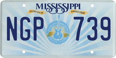 MS license plate NGP739