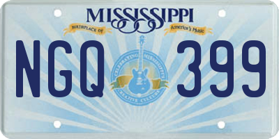 MS license plate NGQ399