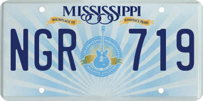 MS license plate NGR719